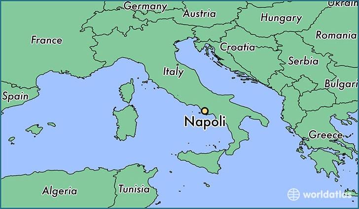 ਨਕਸ਼ਾ ਦੇ napoli ਇਟਲੀ
